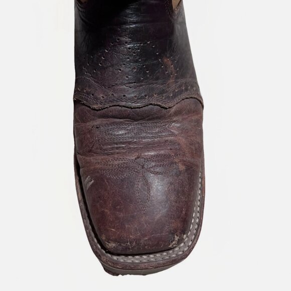 DOUBLE H MEN'S SIZE 11.5 D ICE ROPER WESTERN WORK BOOTS BROAD SQUARE TOE DH4305 - Picture 5 of 15